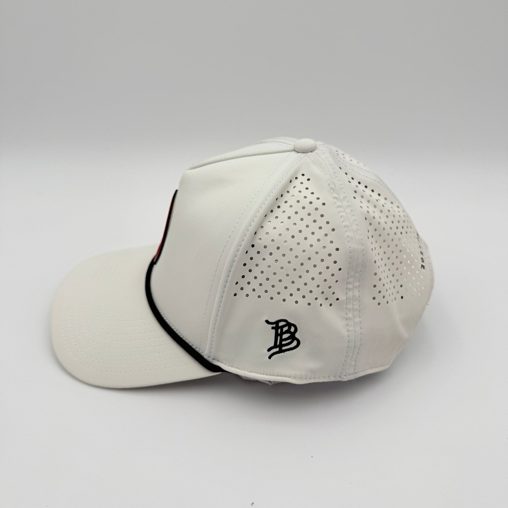 Branded Bills Lazy Bone Golf Club Rope Hat OSFM Off White Performance Snapback - Picture 4 of 9